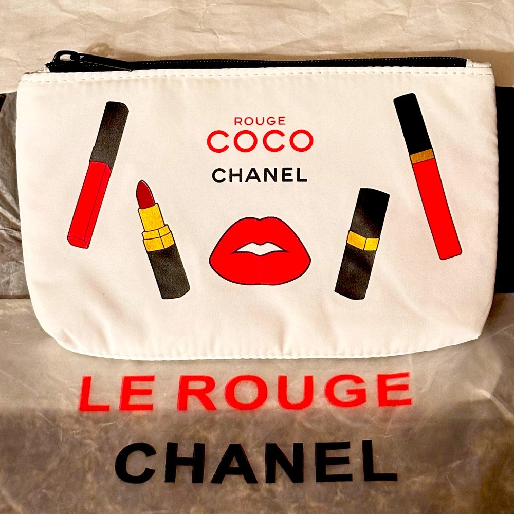 CHANEL COCO Rouge Cosmetics Bag. Unused. Brand new. 4’x6’in.